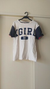 X-girl×Champion DOUBLE SLEEVE TEE☆定価9350円☆サイズ2☆X-girl☆エックスガール☆チャンピオン