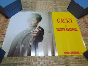 ■　ガクト　Gackt　【　タワーレコード　ポスター　】　※管理番号766