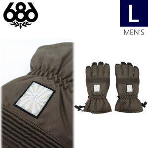 ●23-24 686 LANDER GLOVE カラー:FOREST TOBACCO Lサイズ シックスエイトシックス スキー スノーボード