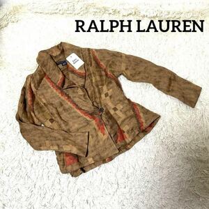 新品未使用 タグ付きRALPH LAUREN ネイティブ柄 ガウン カーディガン