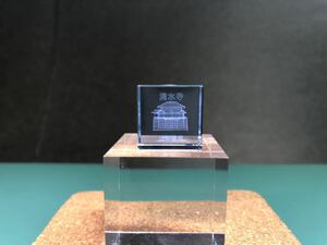 【清水寺】3Dクリスタル キューブ 世界遺産 京都