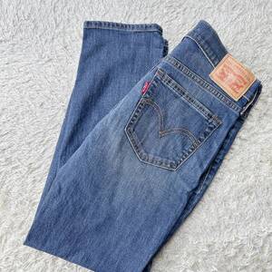 【Levis BOYFRIEND】リーバイス ボーイフレンド 24インチ デニム ジーンズ アンクル丈 テーパード レディース ブルー Rstore410313