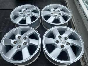 ☆ ガリ傷なし ☆ トヨタ純正 ラッシュ アルミホイール 中古4本セット ☆ 16 × 6J +50 114.3 - 5穴 ☆ ダイハツ ビーゴ ☆