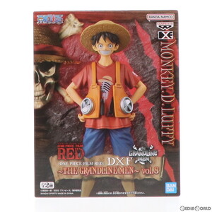 【中古】[FIG] モンキー・D・ルフィ ワンピース FILM RED DXF～THE GRANDLINE MEN～vol.8 ONE PIECE フィギュア プライズ(2627390) バンプ