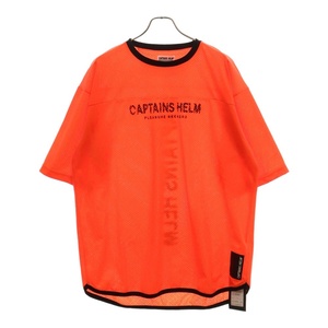 CAPTAINS HELM キャプテンズ ヘルム DOUBLE MESH DRY TEE ダブルメッシュドライ半袖Tシャツ 半袖カットソー オレンジ CH23-SS-T26