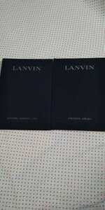 LANVIN ランバン メンズ コレクション 写真集 ２冊セット ２０１１