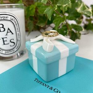 送料無料　ティファニー　バンブーリング　12号　k18ゴールド　ヴィンテージ　希少　TIFFANY&Co.