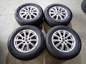 YS14323【送料無料215/65R16】アルファード ヴェルファイア 2022年製 ヨコハマ 中古スタッドレス●16×6.5J 114.3/5H ET38●1円スタート