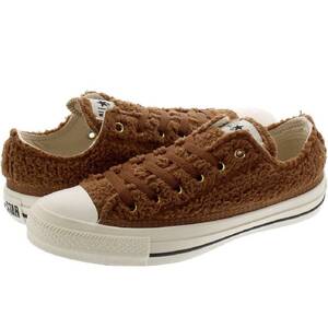 コンバース オールスター ボア オックス 23.5cm US4.5 ブラウン 茶色 CONVERSE ALL STAR BOA OX ローカット スニーカー