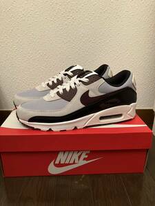 NIKE ナイキ　エアマックス90 28.5cm バーガンディー　ウルフグレー　AIR MAX 90