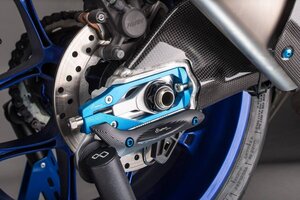 【国内在庫】LIGHTECH ライテック チェーンアジャスター 青 ブルー YAMAHA YZF-R1 / M 