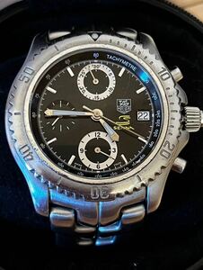 中古 タグ ホイヤー TAG HEUER ブラック メンズ 腕時計