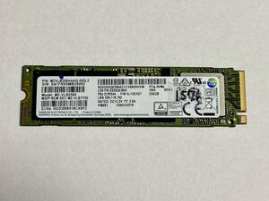  使用時間：1576時間☆SAMSUNG 中古 M.2 SSD NVMe MZVLB256HAHQ-000L2 256GB CDI正常確認済み 良品