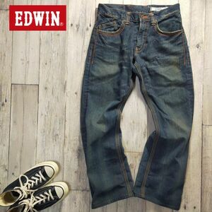 ☆EDWIN エドウィン☆401XVS ヴィンテージ加工 デニム パンツ W30 S1415