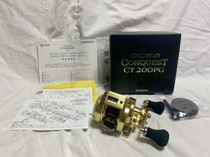 【美品、O/H後 未使用】18 オシアコンクエスト CT200PG SHIMANO OCEA CONQUEST タイラバ シマノ