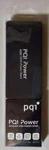 3995 未使用 モバイルバッテリー 5,000mAh 5V 2A PQI Power 5000C Power Bank 6PPA-06BR0001A