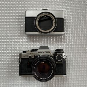 Olympus OM-10 C-35 フィルムカメラ 動作未確認 レンズ ボディ マニュアルアダプター フィルム ビンテージ コレクション 顕微鏡カメラ 