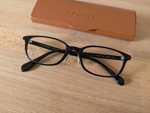 美品 オリバーピープルズ hylan BLK oliver peoples ウェリントン スクエア メガネ ユニセックス　黒縁