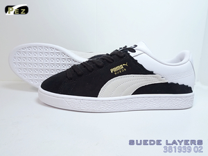 ■PUMA■ スウェード レイヤーズ(27.5cm) ■BLKxWHT■381939 02