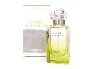 25582 新品未使用 HERMES エルメス LE JARDIN DE MONSIEUR LI 李氏の庭 オードトワレ 香水 ナチュラルスプレー 50ml フランス製 自宅保管品