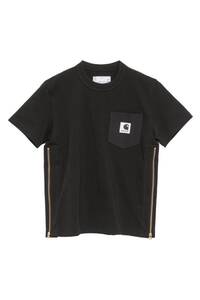 sacai Carhartt WIP T-Shirt サカイ カーハート コラボ Tシャツ サイズ1 ブラック 新品未使用品