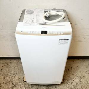 215＊中古品 Haier ハイアール Haier ハイアール 全自動電気洗濯機 JW-U60HK 6.0g 2022年製 説明書付き 動作確認済み＊