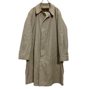 LONDONFOG ステンカラーコート 2XL～ ベージュ ロンドンフォグ ロングコート ボアライナー付き 古着卸 アメリカ仕入 a612-7788