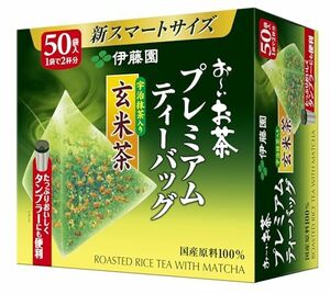 伊藤園 おーいお茶 プレミアムティーバッグ 宇治抹茶入り玄米茶 2.3g ×50袋