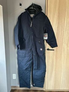 つなぎ 長袖 作業着 WORK KING ツナギ サイズXL 極寒用 新品 DELUXE INSULATED COVERALL 7760 寝袋 雪 スノボ　着る毛布