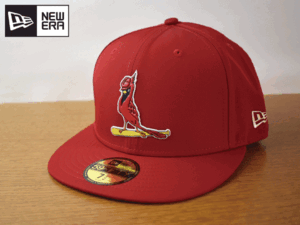 B640《未使用品》NEW ERA ニューエラ 59FIFTY【7-1/2 - 59.6cm】St. LOUIS CARDINALS カージナルス MLB フラット 帽子 キャップ