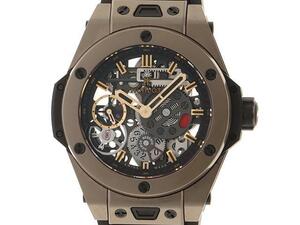 HUBLOT　ビッグバン　メカー１０　世界２００本限定　マジックゴールド　414.MX.1138.RX　手巻き　2143700170814　【437】