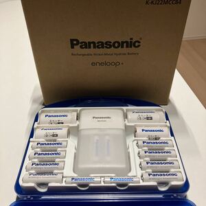 Panasonic パナソニック eneloop エネループ　充電器セット K-KJ22MCC84 製造年月2013.06 BQ-CC22 未使用長期保管品　