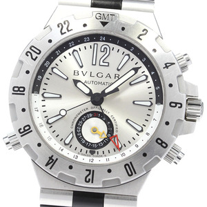 ブルガリ BVLGARI GMT40S ディアゴノ GMT 自動巻き メンズ _840592