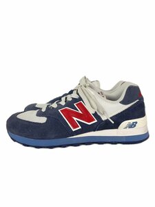 NEW BALANCE◆ML574/ネイビー/25.5cm/ネイビー/スウェード