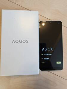 【送料無料】【動作確認済み】SHARP　AQUOS wish SH-M20 アイボリー(W)　中古品 SIMフリー