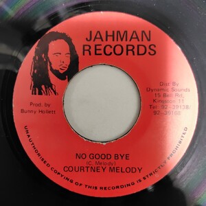 COURTNEY MELODY／NO GOOD BYE アナログ盤7インチシングルレコード コートニー・メロディ