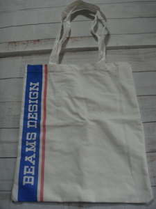 BEAMS・ビームス^,,.BEAMS DESIGN・布製トートバッグ_.,,^「展示品」