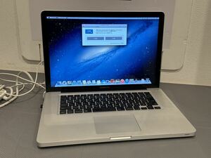 【中古】Macbook Pro Apple アップル A1286 15.6インチ Core i7 2GHz メモリ4GB 500GB マックブックプロ ノートパソコン PC 【札TB01】 