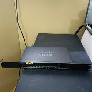 (ヤ)▲571【通電OK】CISCO SG110-16 16ポート ギガビットスイッチ SG110 シリーズ アンマネージドスイッチ 静音設計 シスコ