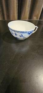 ｈ506　ロイヤルコペンハーゲン　カップ＆ソーサー②　Blue Fluted Half Lace Teacup with Saucer　バラ売り。