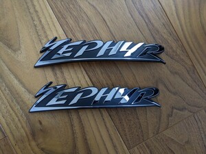 【良品 廃盤】KAWASAKI ZEPHYR1100 純正タンクエンブレム 左右セット ゼファー1100