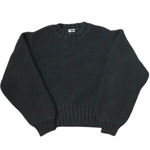 H BEAUTY＆YOUTH エイチ ビューティーアンドユース 3GAUGE COTTON×NYLON KNIT ローゲージクルーネックニット 1613-199-3315 Free Dk.Navy