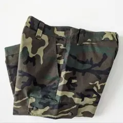 スペイン軍 ウッドカモフラ/迷彩柄 ミリタリーカーゴパンツ 古着/W33L29