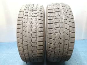 ★6.5-7.5分山★22年製★ ダンロップWINTER MAXX WM02 225/50R17　2本セット スタッドレス　A1404