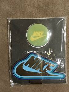 【 送料無料！!・とっても希少な未使用品！】★NIKE ナイキゴルフ◇NIKE ロゴ・クリップマーカー◇ライトブルー/グリーン/取説書付★