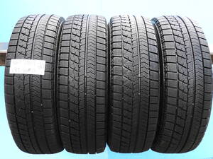 【SHT1849-S】 送料無料！2019年製 ブリヂストン VRX BRIDGESTONE BLLIZAK スタッドレス中古タイヤ【185/60R15】 4 本