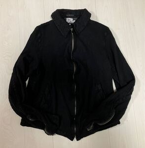 BLACK MARKET COMME des GARCONS HOMME PLUS 1994AW 復刻 縮絨 ブルゾン コムデギャルソン 黒無地