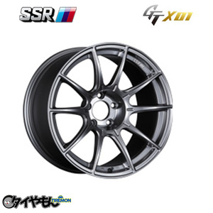 SSR GTX01 19インチ 5H120 8.5J +38 1本 ホイール ダークシルバー BMW 3シリーズ F30 E90