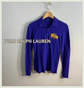 ■RALPH LAUREN SPORT ラルフローレン■ビックポニー 長袖ポロシャツ: XS☆BH-341