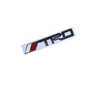 ★即日発送★ TRD TOYOTA トヨタ エンブレム ステッカー ブラック プリウス アルファード ヴェルファイア クラウン ハイエース キャラバン